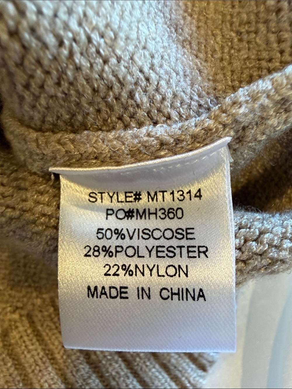 NWOT MIMOSA Sleeveless Turtleneck Sweater Top Size XS - Picture 3 of 4